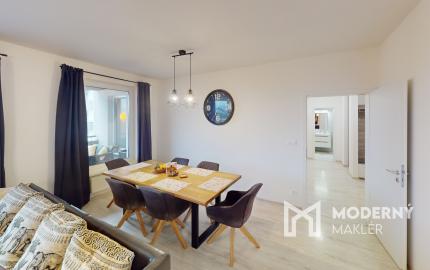 Predaj útulného zariadeného 3-izb. bytu s veľkou terasou