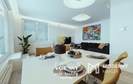 Predaj vkusnej elegancie 4izb bytu s terasou v Trenčíne.