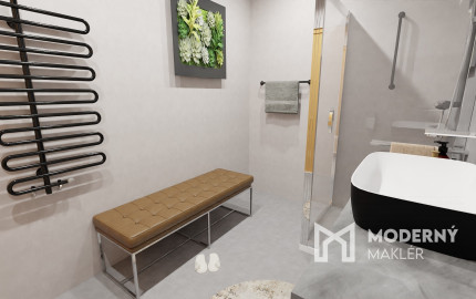 Na predaj priestranný 4-izbový bungalov s terasou v Hrnčiarovciach nad Parnou