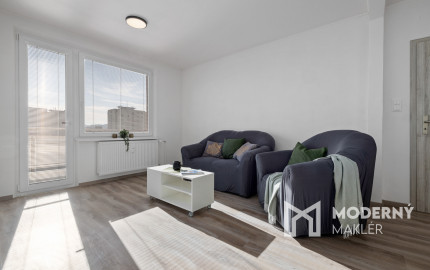 Na prenájom priestranný, moderný 2-izbový byt na Riazanskej ulici v Bratislave