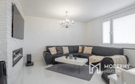 Na predaj dizajnový 3-izbový byt po kompletnej rekonštrukcii v Rači