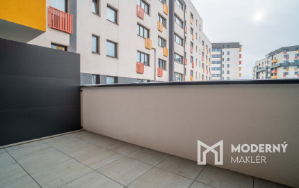 REZERVOVANÉ: Na predaj úplne nový 1-izbový byt s terasou v Trnave
