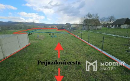 Na predaj perspektívny pozemok v obci Kuchyňa