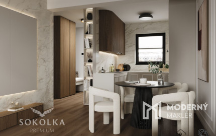 SOKOLKA Na predaj unikátny 3-izbový byt č. 1.02.A vo Zvolene