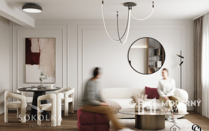 SOKOLKA Na predaj unikátny 3-izbový byt č. 1.02.A vo Zvolene