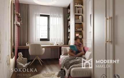 SOKOLKA Na predaj unikátny 3-izbový byt č. 1.02.A vo Zvolene