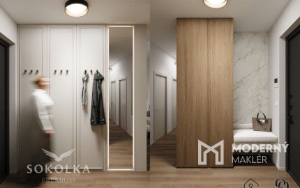 SOKOLKA Na predaj unikátny 3-izbový byt č. 1.02.A vo Zvolene