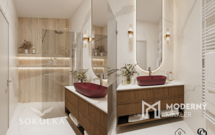 SOKOLKA Na predaj unikátny 3-izbový byt č. 1.02.A vo Zvolene