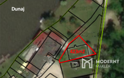 Na predaj jedinečný rekreačný pozemok v povodí Malého Dunaja