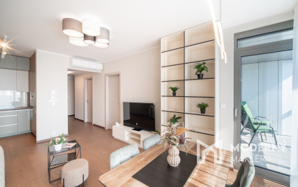 Na prenájom 2-izbový byt so šatníkom v Eurovea Tower – Bratislava