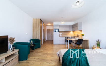 REZERVOVANÉ:Na predaj 1-izbový byt v centre Vrbového