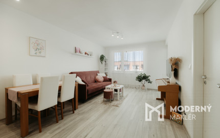 REZERVOVANÉ: Na predaj kompletne zariadený 2-izbový byt v Trenčíne