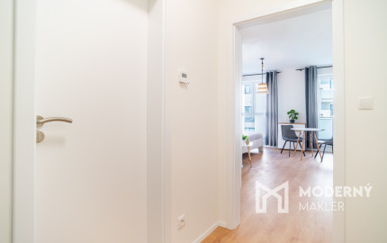 Na prenájom kompletne zariadený 1-izbový byt v novostavbe projektu Noemis v Stupave