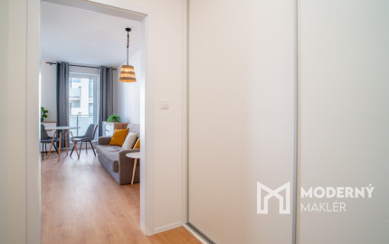 Na prenájom kompletne zariadený 1-izbový byt v novostavbe projektu Noemis v Stupave