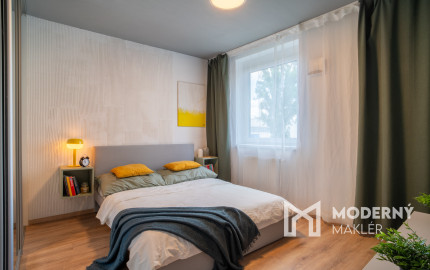 REZERVOVANÉ: Na predaj dizajnový 2-izbový byt v projekte NUPPU