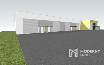 Na predaj novostavba haly s výbornou dostupnosťou v priemyselnej časti Šamorína určená na výrobu a skladovanie