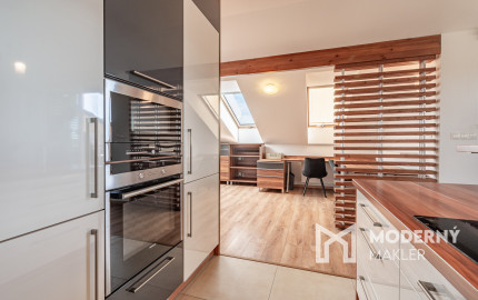 Na prenájom kompletne zariadený 4-izbový podkrovný byt v Ivanke pri Dunaji