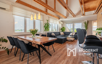 Na prenájom kompletne zariadený 4-izbový podkrovný byt v Ivanke pri Dunaji