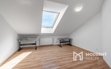 Na prenájom kompletne zariadený 4-izbový podkrovný byt v Ivanke pri Dunaji