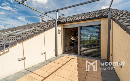 Na prenájom kompletne zariadený 4-izbový podkrovný byt v Ivanke pri Dunaji