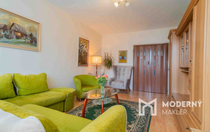 REZERVOVANÝ: Na predaj priestranný 2-izbový byt v Starej Ľubovni