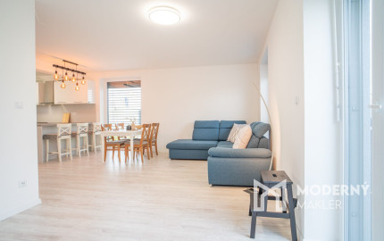 Na prenájom kompletne zariadený 4-izbový byt s benefitmi rodinného domu v Rovinke