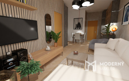 Na predaj investičný 2-izbový apartmán (nebytový priestor) v Bardejove s možnosťou prenosu DPH