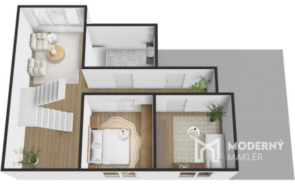 Na predaj priestranný rodinný dom v obci Zlaté Klasy