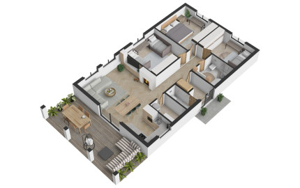 Na predaj rodinný dom v Topoľnici - kvalitné materiály, moderná lokalita