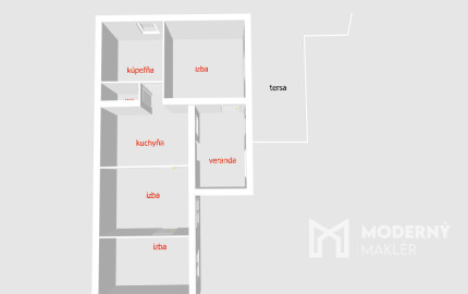 Exkluzívne na predaj 3i RD Šípkov , poz. 587m2