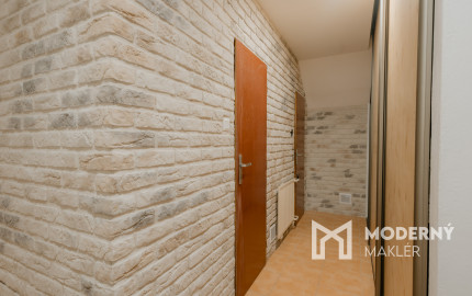 REZERVOVANÉ: Na predaj kompletne zrekonštruovaný 2-izbový byt v Martine