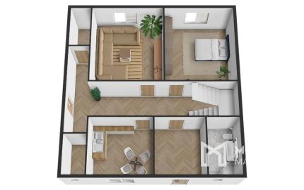 Na predaj 2-generačný rodinný dom v obci Zámutov