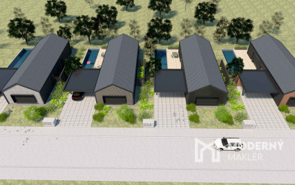 Na predaj moderný 4-izbový rodinný dom na slnečnom pozemku v Bielom Kostole