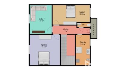 Na predaj 5-izbový rodinný dom – Bratislava, Vrakuňa