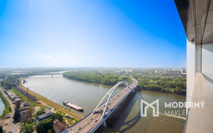 Na prenájom 2-izbový byt v Eurovea Tower – Bratislava