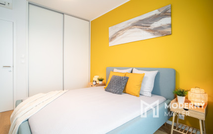 Na prenájom exkluzívny 2-izbový byt s výhľadom na Bratislavu v novej Klingerke