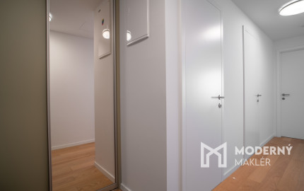 Na prenájom exkluzívny 2-izbový byt s výhľadom na Bratislavu v novej Klingerke