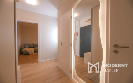 Na prenájom moderne zariadený 2-izbový byt s balkónom v Trenčíne