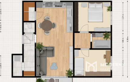 Na predaj 3-izbový byt v lokalite Veľký Lapáš