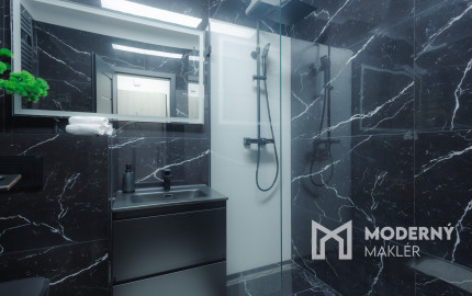 Na predaj kompletne zariadený 2-izbový byt v obci Kunerad