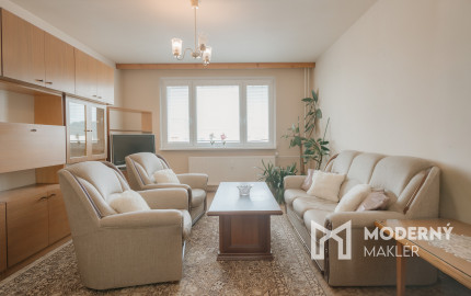 Na predaj priestranný 3-izbový byt v Čadci