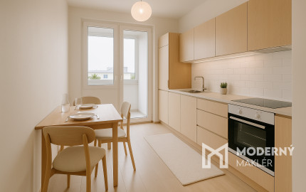 Na predaj priestranný 3-izbový byt v Čadci