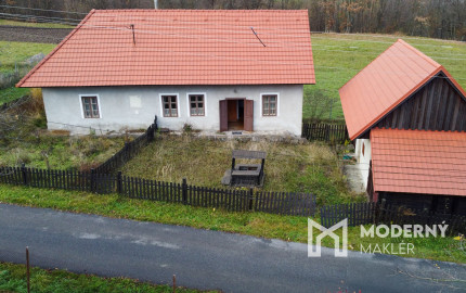 Na predaj autentická chalúpka 15km od Banskej Štiavnice
