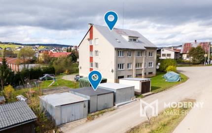 Na predaj priestranný 3-izbový byt v Zákamennom