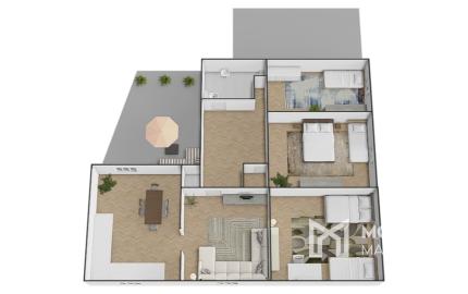 Na predaj priestranný 4-izbový rodinný dom v Malženiciach