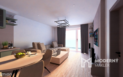 Na predaj skolaudovaný výnimočný 4-izbový byt s vlastnou záhradou vo Veľkom Orvišti