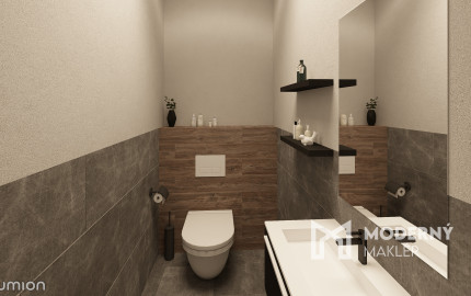 Na predaj skolaudovaný výnimočný 4-izbový byt v rodinnom dome vo Veľkom Orvišti