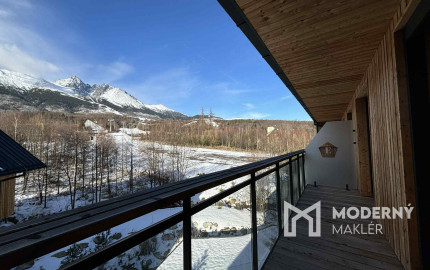 Exkluzívny  Apartmán v hotelovom komplexe s najlepším výhľadom priamo u lanovky - Apartmán Elements, Tatranská Lomnica - Vysoké Tatry