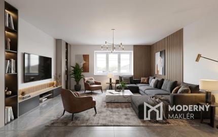 Na predaj rodinný dom s garážou v obci Šoporňa – štandard je zahrnutý v cene