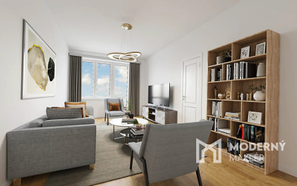 Na predaj dobre dispozične riešený 4-izbový byt s loggiou v meste Humenné